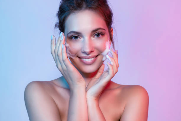 istock Smiling lady on spa treatments 1191013160