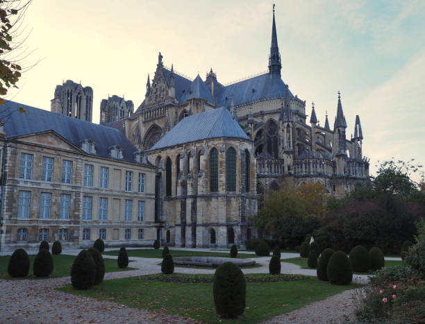 istock backside of the Reims cathedral 1191013218