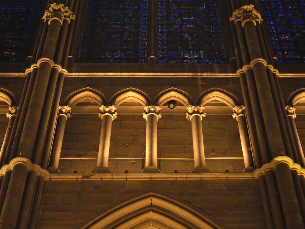 istock illuminated architecture in the Reims cathedral 1191013322
