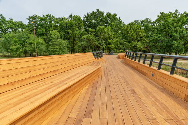 istock Pedestrian Bridge in Kikinda, Serbia. 1191020550
