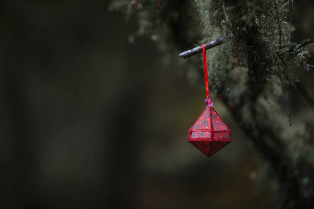 istock Close-Up Of Christmas Decoration Hanging On Tree 1191021016