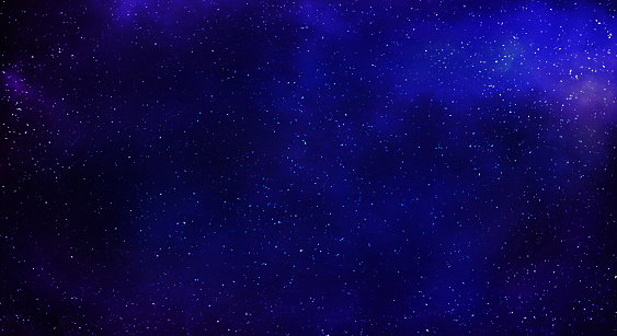 Milky way galaxy with stars and space background.