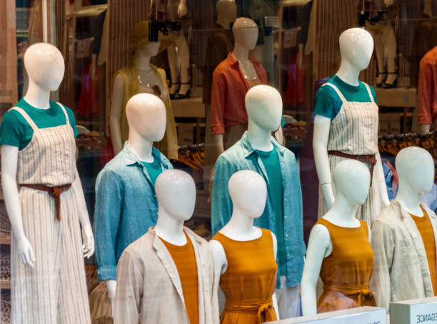 istock Mannequins in shop window 1191025522