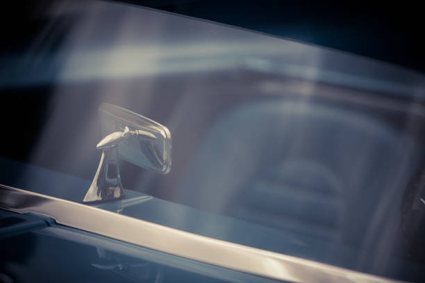 istock Rear view mirror of a vintage car 1191031682