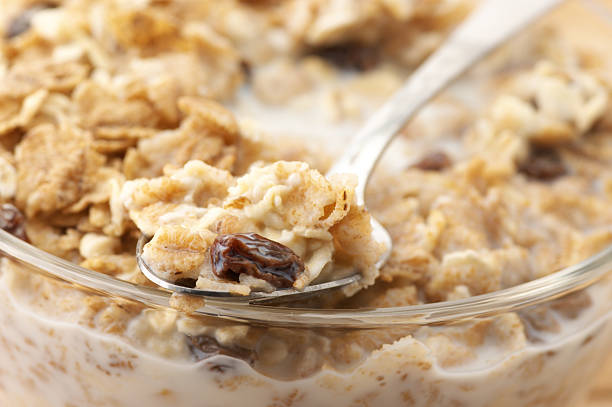 istock Muesli with milk close-up 119103239