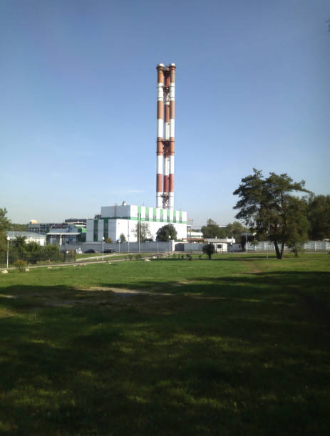 istock smoke tube at sunny day 1191041422