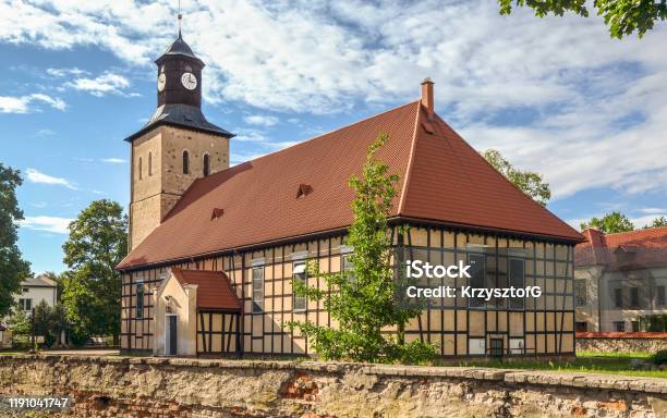 Church Of Saint John The Baptist In Pisz Masuria Poland Stock Photo - Download Image Now