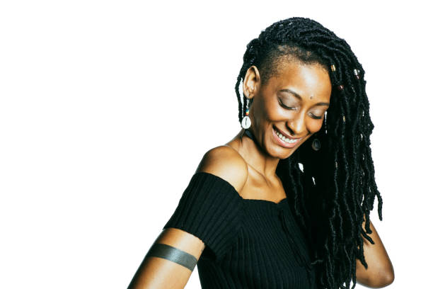istock African American woman with dreadlocks looking at the camera 1191043912