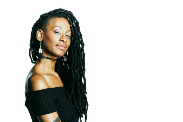 istock African American woman with dreadlocks looking at the camera 1191043959