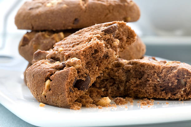 istock Close up of chocolate chips cookies 119104396