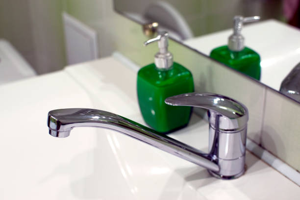 istock metal sink tap 1191045891