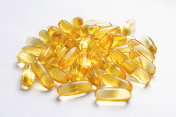 istock Yellow Fish Oil Capsules 1191045931