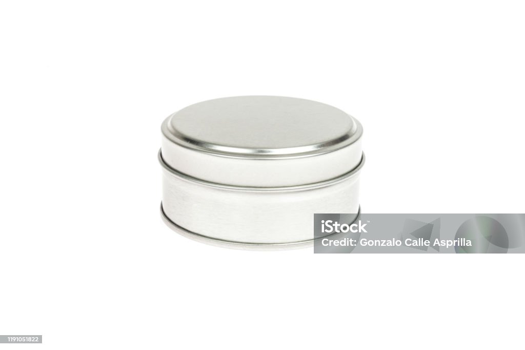 Multiple Use Container Lid Metal Container With Lid For Multiple Use Photo On White Background ...
