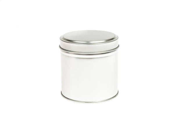 istock Metal container with lid, for multiple use; Photo on white background. 1191051944