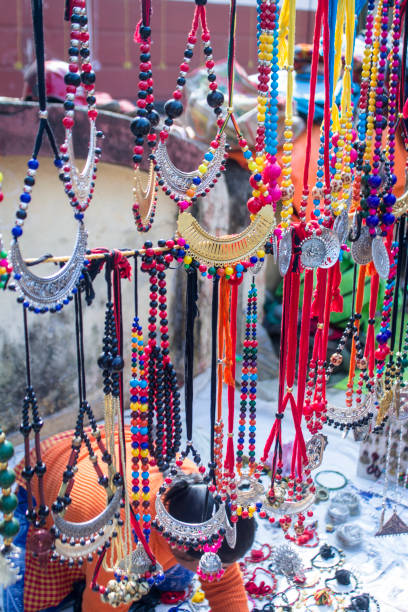 istock Jewelry hanging in shop 1191051983