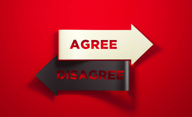 istock Black and White Arrows Pointing Opposite Directions - Dilemma Concept 1191051989