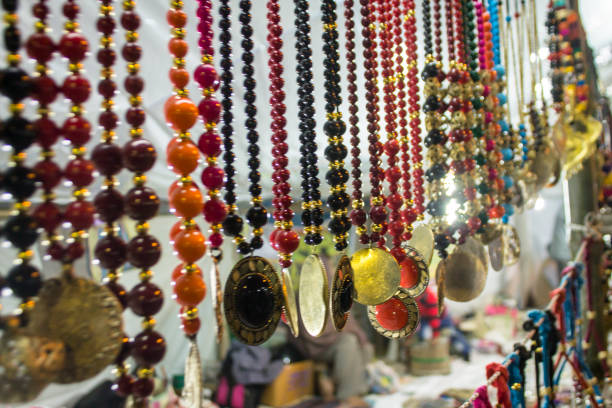 istock Jewelry hanging in shop 1191052161