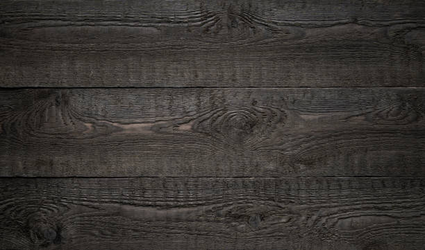 istock Black old wood striped texture or background 1191053793