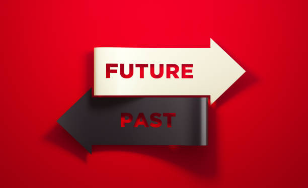 istock Black and White Arrows Pointing Opposite Directions - Dilemma Concept 1191053851