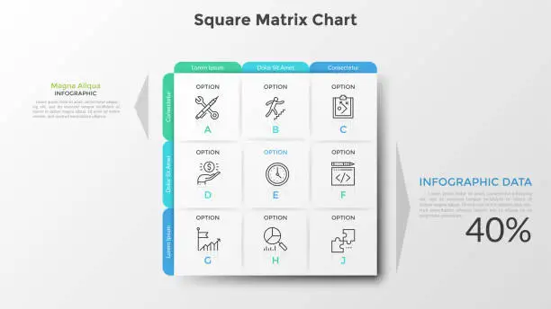 Vector illustration of Modern Infographic Template