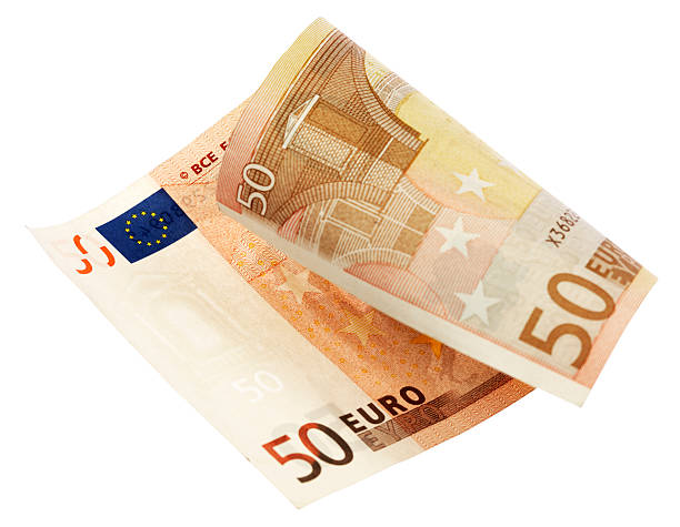 Fifty Euro Banknote stock photo