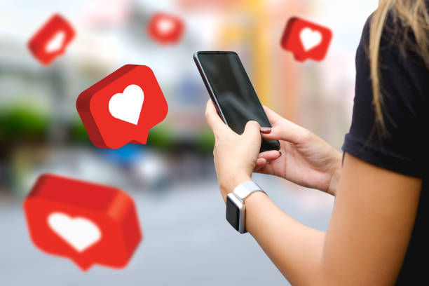 istock Social media,social network concept with smart phone , 3d illustration 1191066089