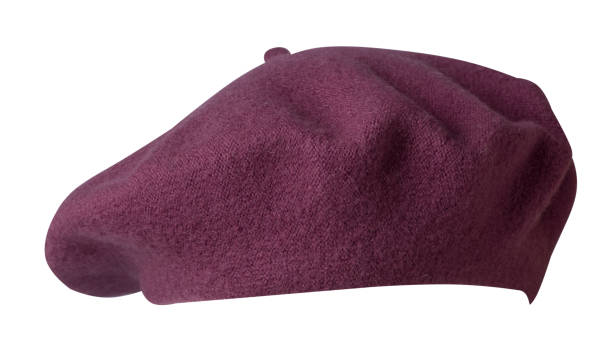 istock Beret isolated on white background. hat female beret 1191068834