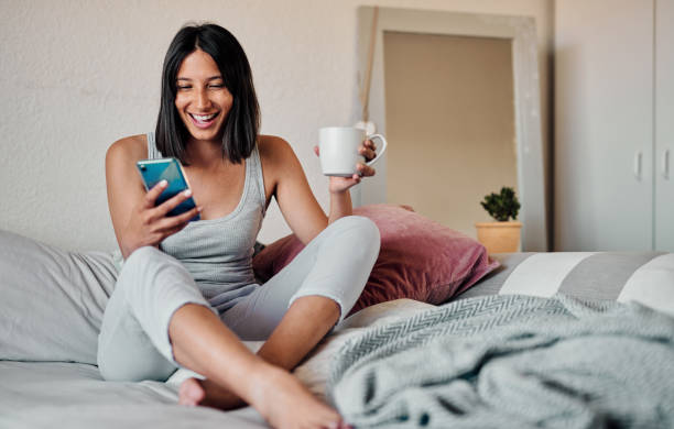 istock Mornings are for coffee and social media 1191073042