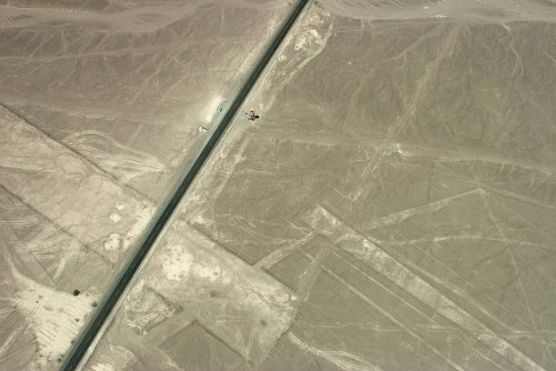 istock Nazca geoglyph lines figures Pan-American Highway parking lot viewing Peru 1191077471