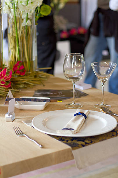 istock Detail of table set for a dinner 119108007
