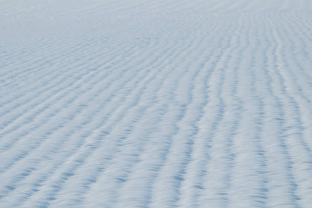 istock Grain field snow covered. Agriculture field under snow. 1191080325