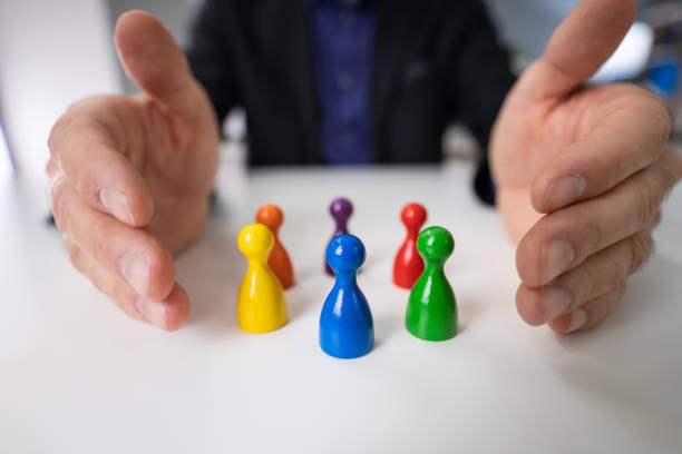 istock Colorful Pawns Making A Circle 1191080374