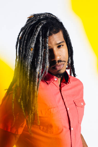 istock Portrait of a young man with dreadlocks in studio 1191088694