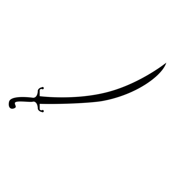1,100+ Curved Sword Stock Illustrations, Royalty-Free Vector Graphics &  Clip Art - iStock