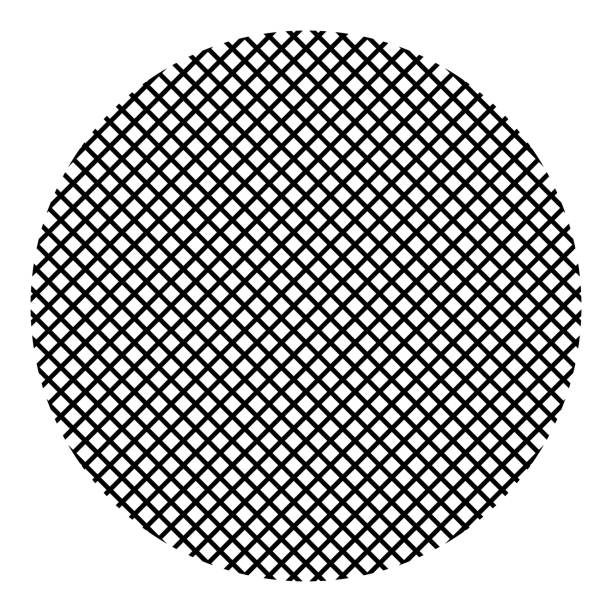 okrągły filtr materiał ikona czarny kolor wektor ilustracja płaski styl obrazu - sieve stock illustrations
