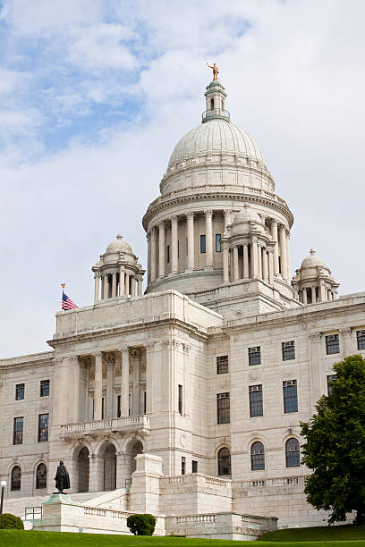 Rhode Island State House and Capitol Building, Providence stock photo