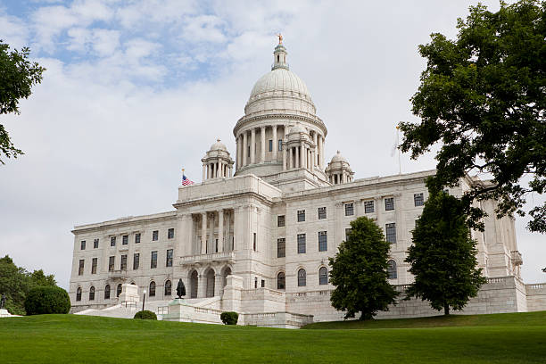 Rhode Island State House and Capitol Building, Providence stock photo