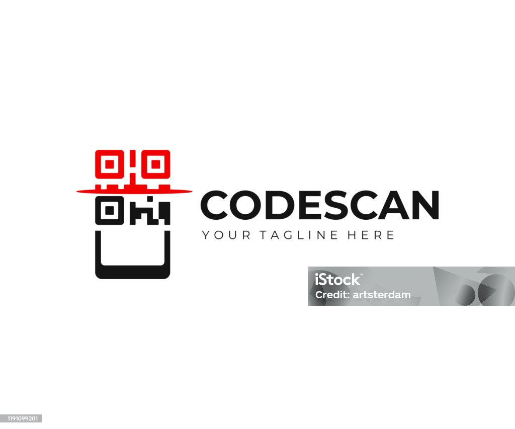 Qr Code Scanning Design Qr Code Scanner On Smartphone Vector Design ...