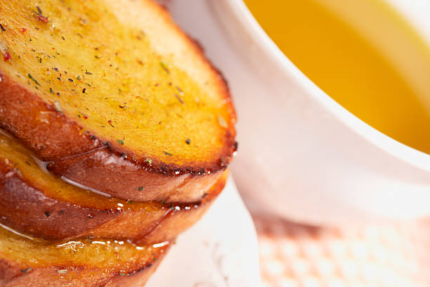istock Three pieces of toasted bread 119110403