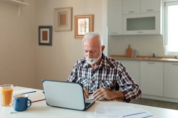 istock Going through the household finances 1191113084