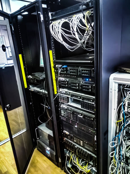 istock Network and internet communication technology concept, data center interior stock photo 1191114145