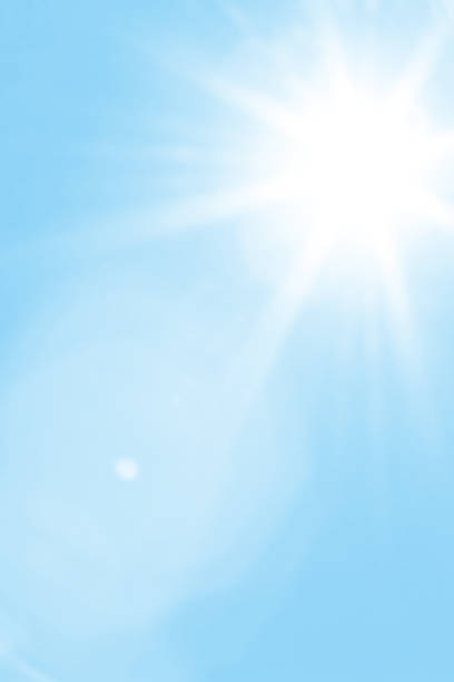 istock Bright sun with beautiful beams in the sky 1191119979