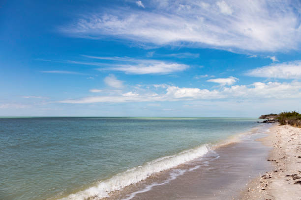 istock Water, wave, beach and beautiful cloudes, Florida, USA 1191128413