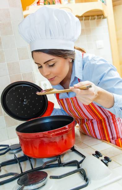 istock young woman in the kitchen 1191146094