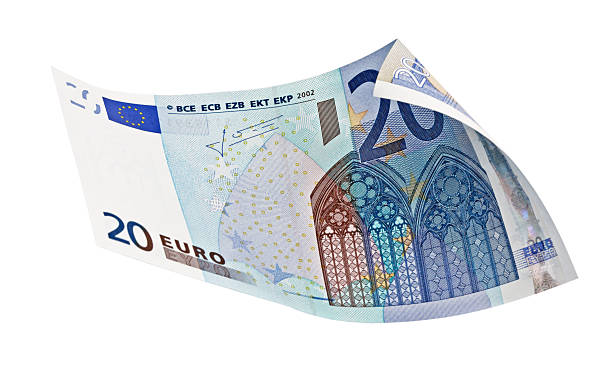 Twenty Euro banknote stock photo