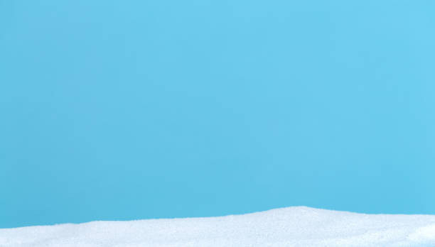 istock Winter snow and sky background 1191152875