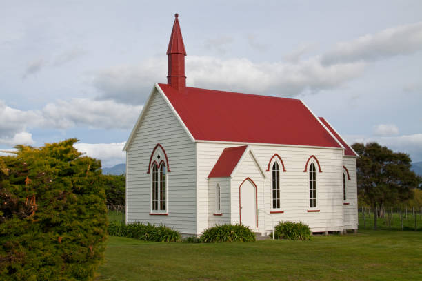 istock Religious church architecture in a rural environment 1191162228