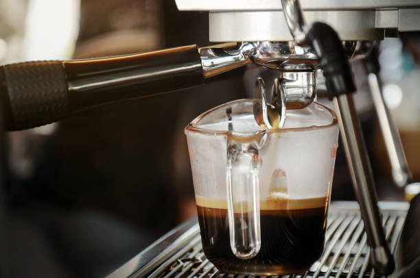 istock Fresh coffee in glass 1191170799