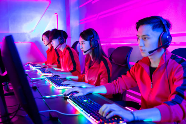 istock pro cyber sport gamers team 1191175035