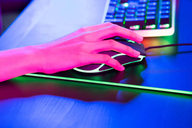 istock Esport RGB mouse and keyboard 1191176014